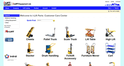 Desktop Screenshot of i-liftparts.com
